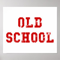 Poster de la vieja escuela | Regalos de Oldskool