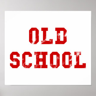 Póster Poster de la vieja escuela | Regalos de Oldskool