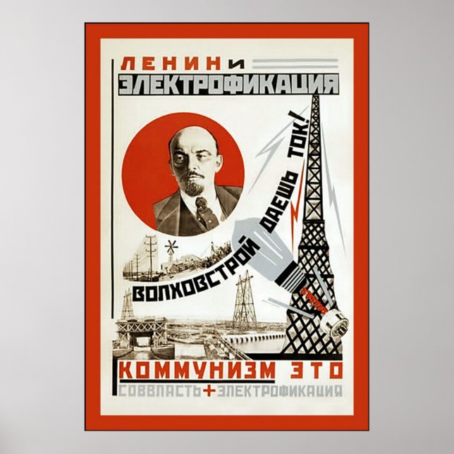 Póster Poster de la vieja URSS. (Frente)