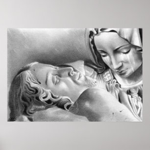 Póster Poster de la Virgen de Jesucristo María