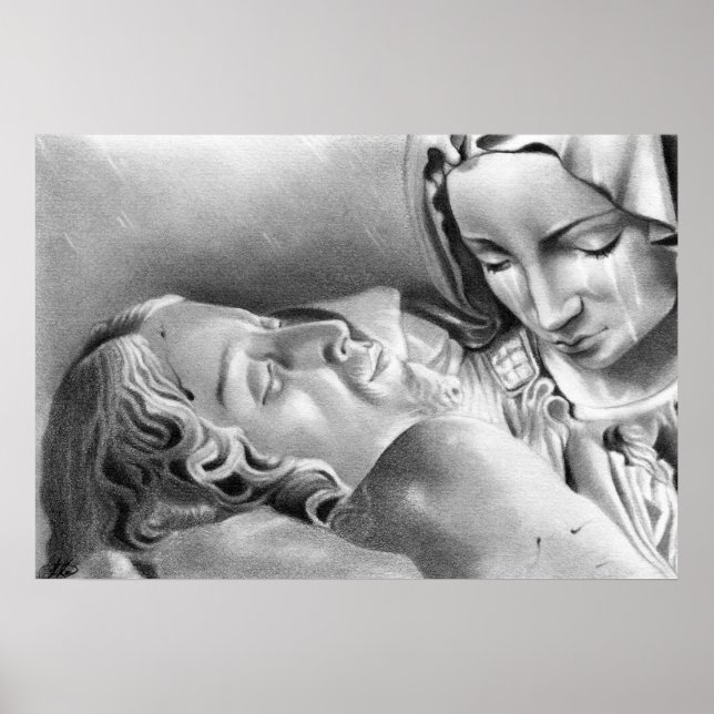 Póster Poster de la Virgen de Jesucristo María (Frente)