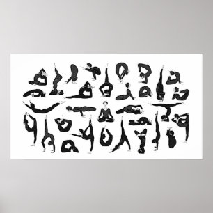 Póster Poster de la yoga