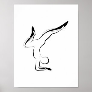 Póster Poster de la yoga