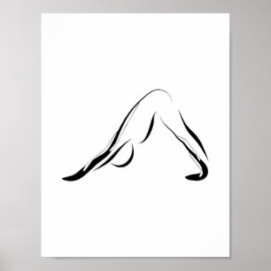 Póster Poster de la yoga