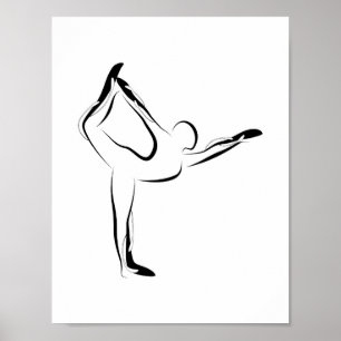 Póster Poster de la yoga