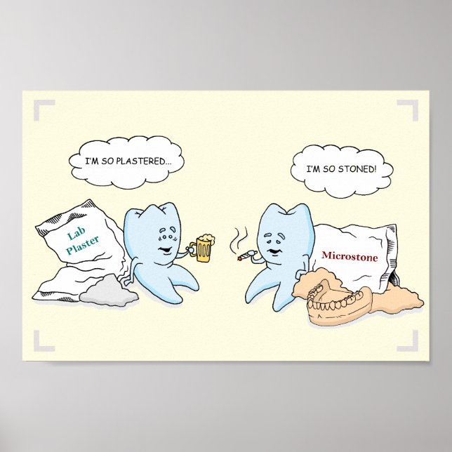 Póster Poster de laboratorio dental (Frente)