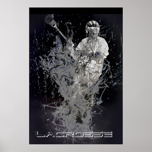 Póster poster de lacrosse (Frente)