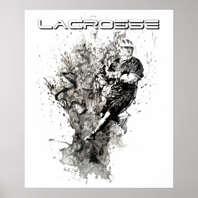 Póster poster de lacrosse krank (Frente)
