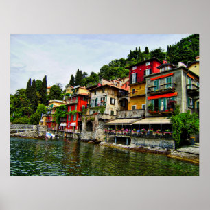 Póster Poster de Lake COMO de Italia