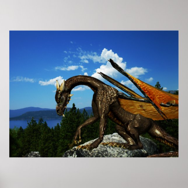 Póster Poster de Lake View (Frente)