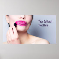 Poster de lápiz labial no aplicado 2