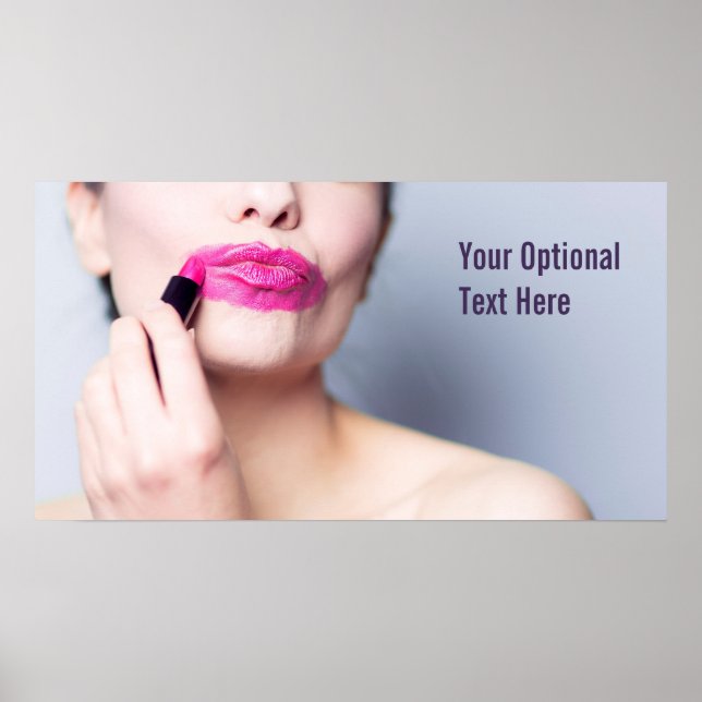 Póster Poster de lápiz labial no aplicado 2 (Frente)