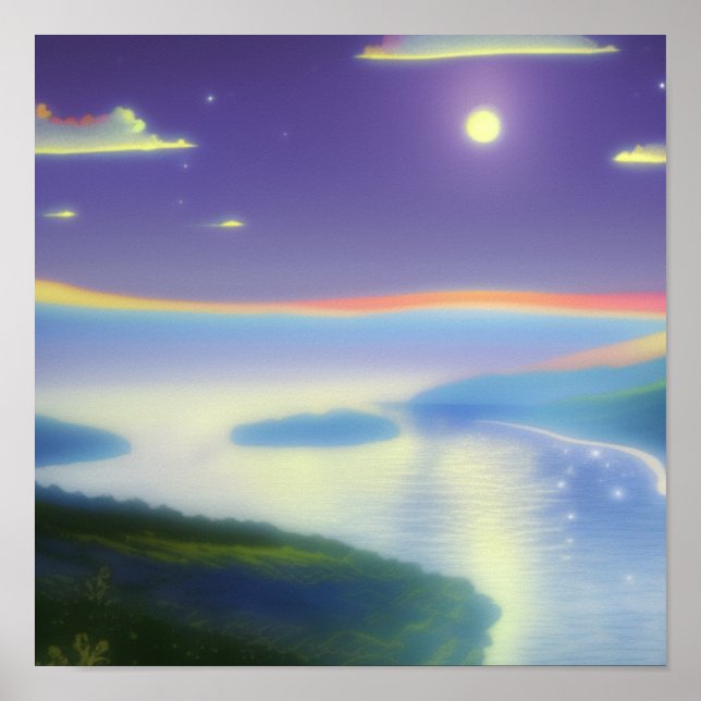Póster Poster de las aguas del arcoiris (Frente)