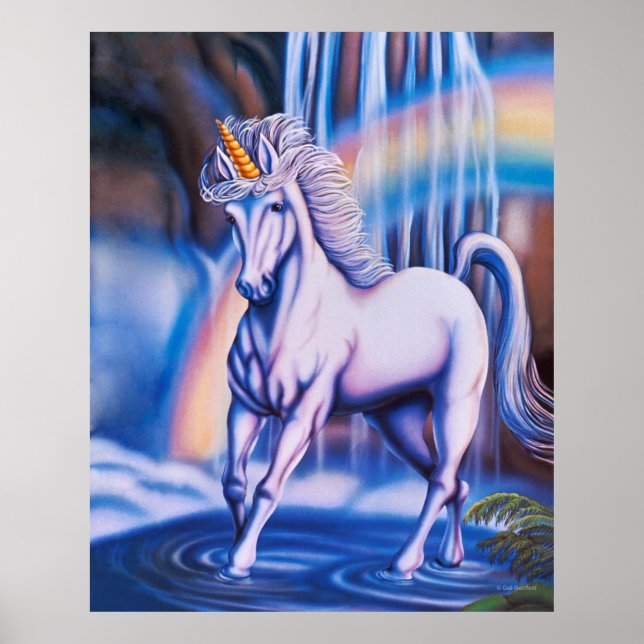 Póster Poster de las caídas de Unicorn (Frente)