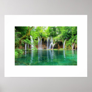 Póster Poster de las cascadas