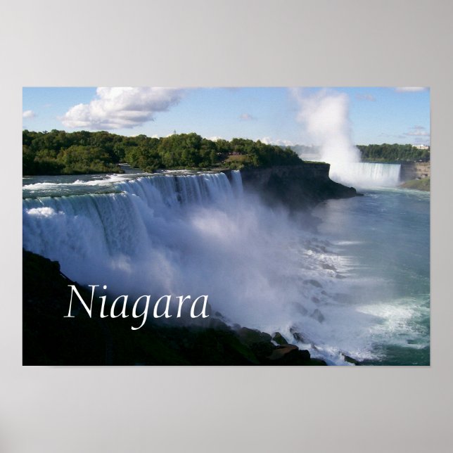Póster Poster de las Cataratas del Niágara (Frente)