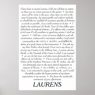 Póster Poster de las citas de Juan Laurens