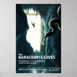 Póster Poster de las cuevas de Naracoorte