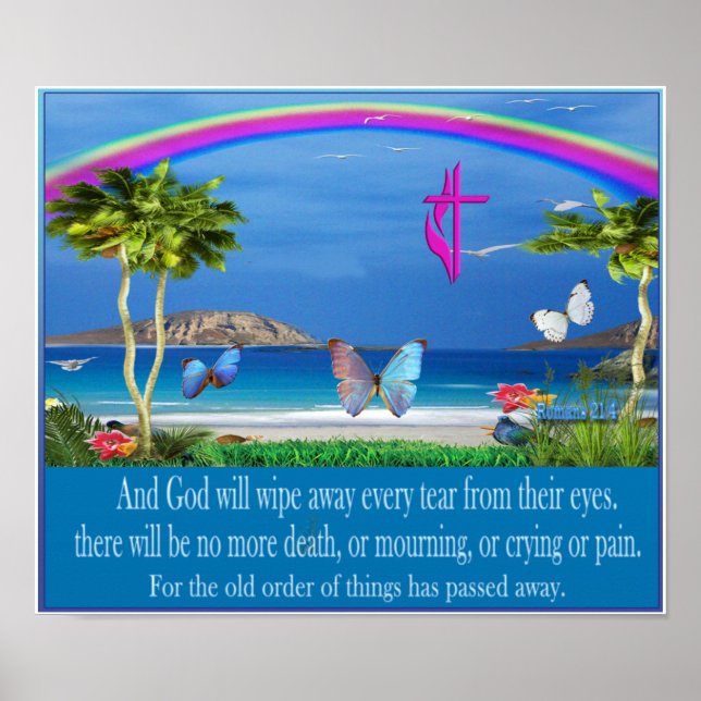 Póster Poster de las Escrituras Cristianas (Frente)