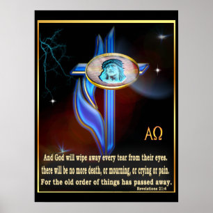 Póster Poster de las Escrituras Cristianas