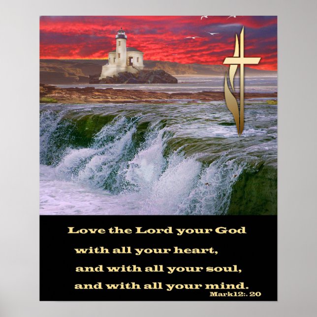Póster Poster de las Escrituras Cristianas (Frente)