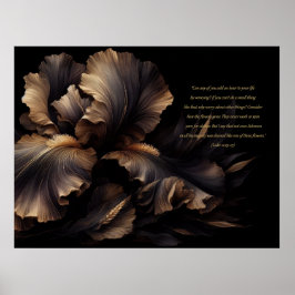 Póster Poster de las Escrituras inspiradoras (Luke 12:25-