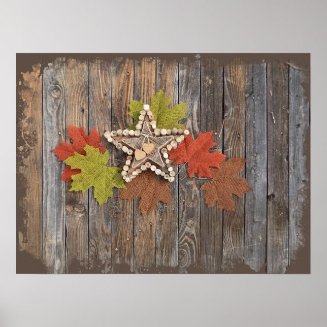 Póster Poster de las estrellas del otoño (Frente)