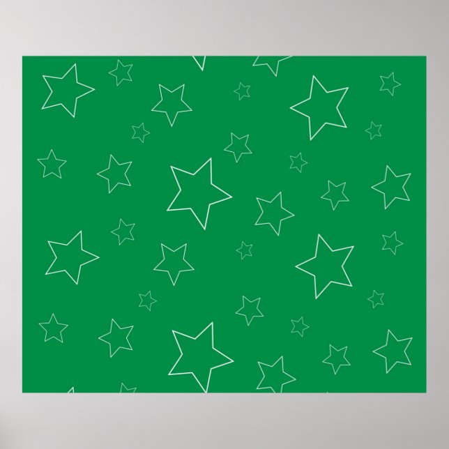 Póster Poster de las estrellas verdes (Frente)