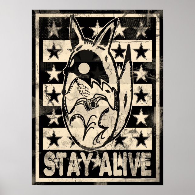 Póster Poster de las estrellas y la ALIVENEZA de Fotocoyo (Frente)