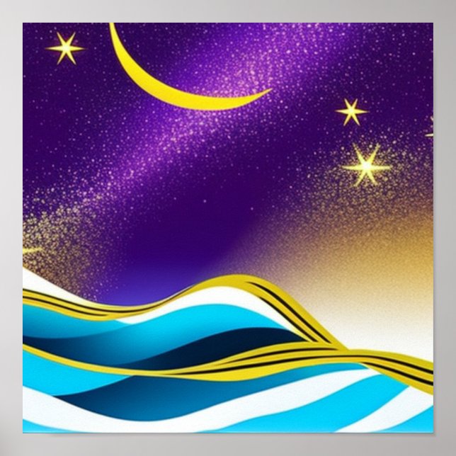 Póster Poster de las Guerras de las Estrellas Moon (Frente)