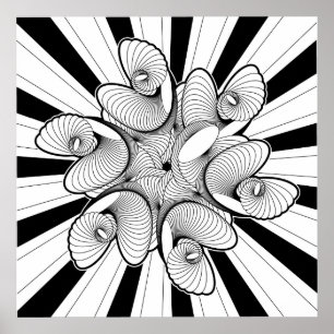 Póster Poster de las ilusiones ópticas (a partir del