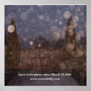 Póster Poster de las latas de orb espiritual