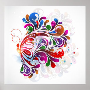 Póster Poster de las mariposas de amor