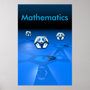 Póster Poster de las matemáticas