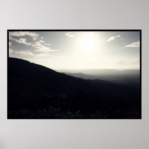 Póster Poster de las montañas Blue Ridge #5022