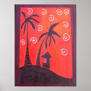 Póster poster de las noches calurosas