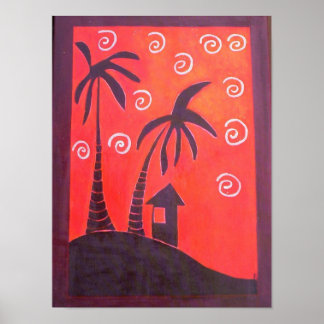 Póster poster de las noches calurosas