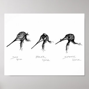 Póster Poster de las normas de oro