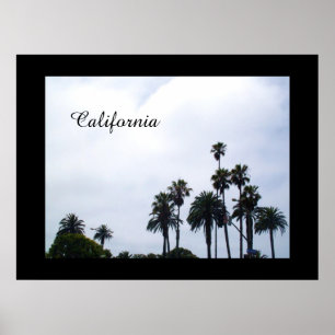 Póster Poster de las PALMAS de CALIFORNIA