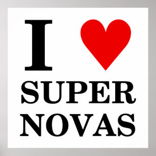 Póster Poster de las supernovas I (del corazón)