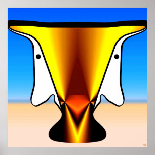 Póster Poster de las visiones del desierto