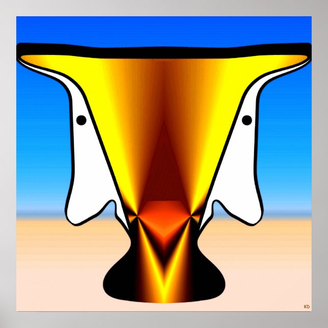 Póster Poster de las visiones del desierto (Frente)