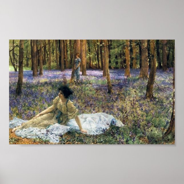 Póster Poster de Lawrence Alma Tadema Bluebells (Frente)