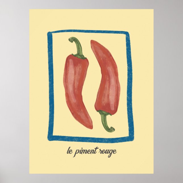 Póster Poster de Le Piment Rouge (Frente)