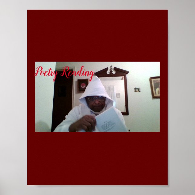 Póster Poster de lectura de poesía (Frente)