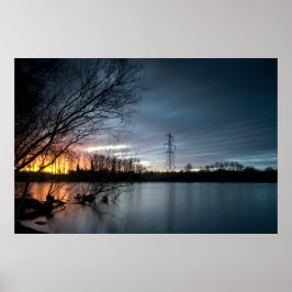 Póster Poster de Leighton Buzzard Winter Sunrise (7797)