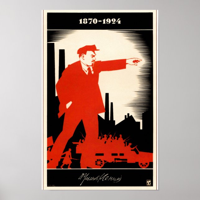 Póster Poster de Lenin Vintage (Frente)