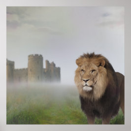 Póster Poster de leones