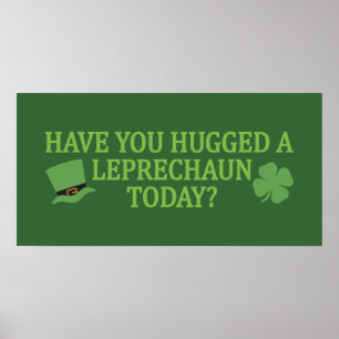 Póster Poster de Leprechaun Hug personalizado