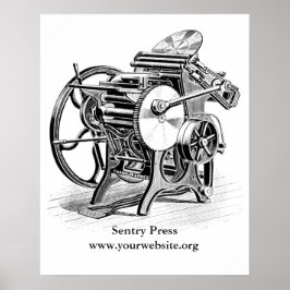 Póster Poster de letras Chandler & Price